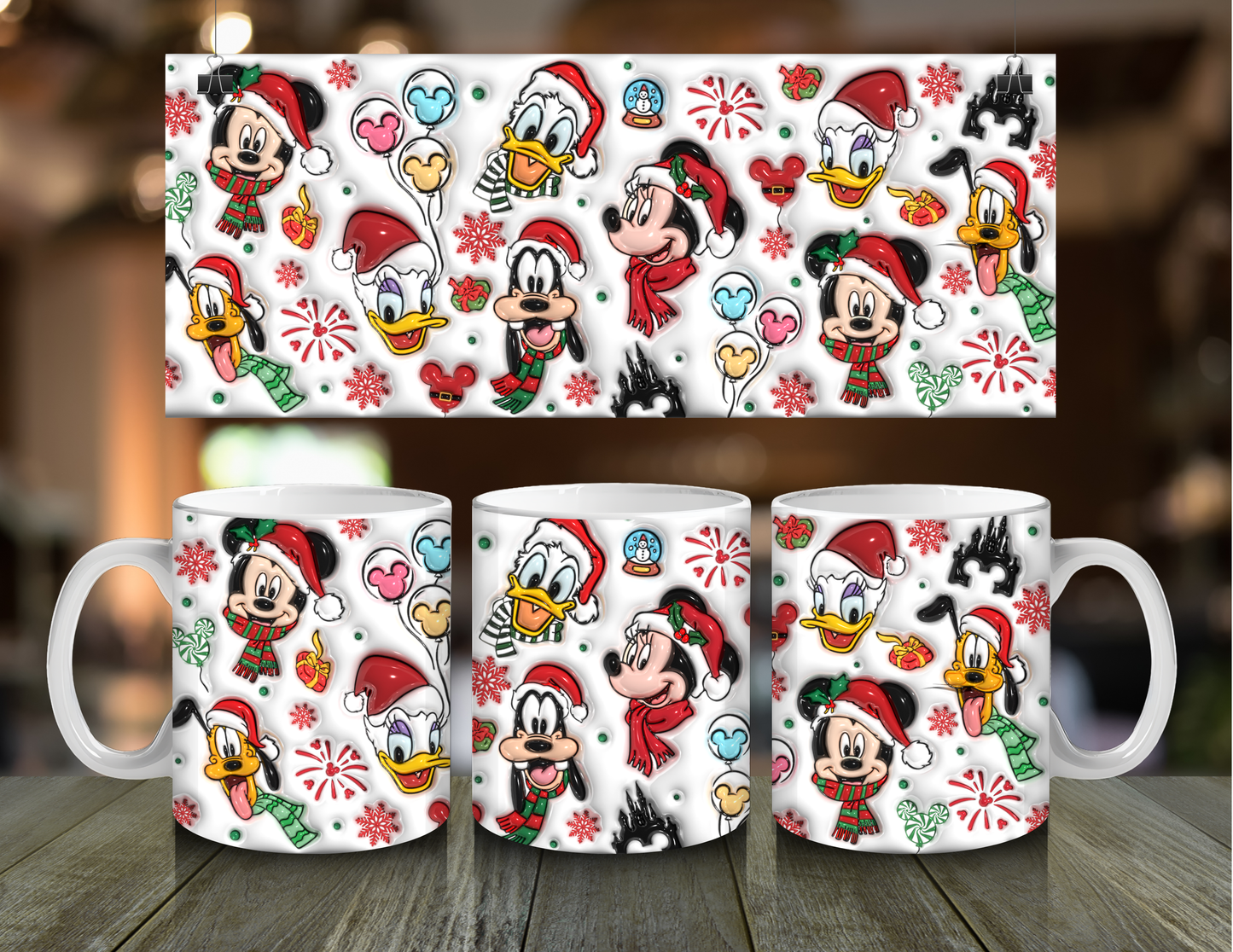 M Mouse Christmas Mug