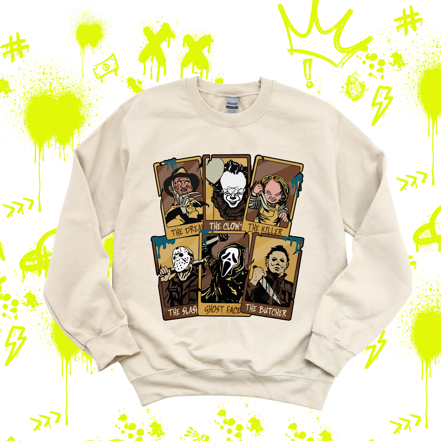 Horror Characters Crewneck