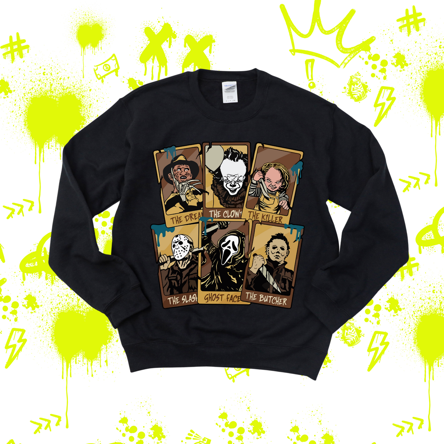 Horror Characters Crewneck