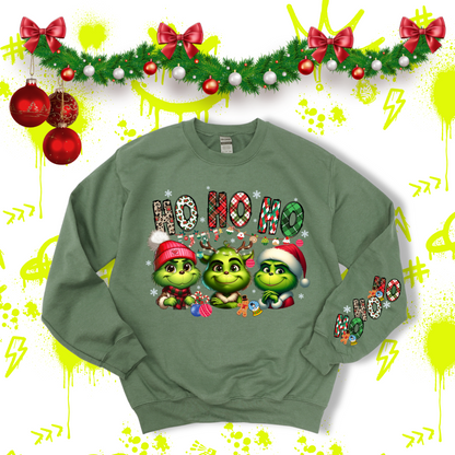 Ho Ho Ho Grinch Crewneck