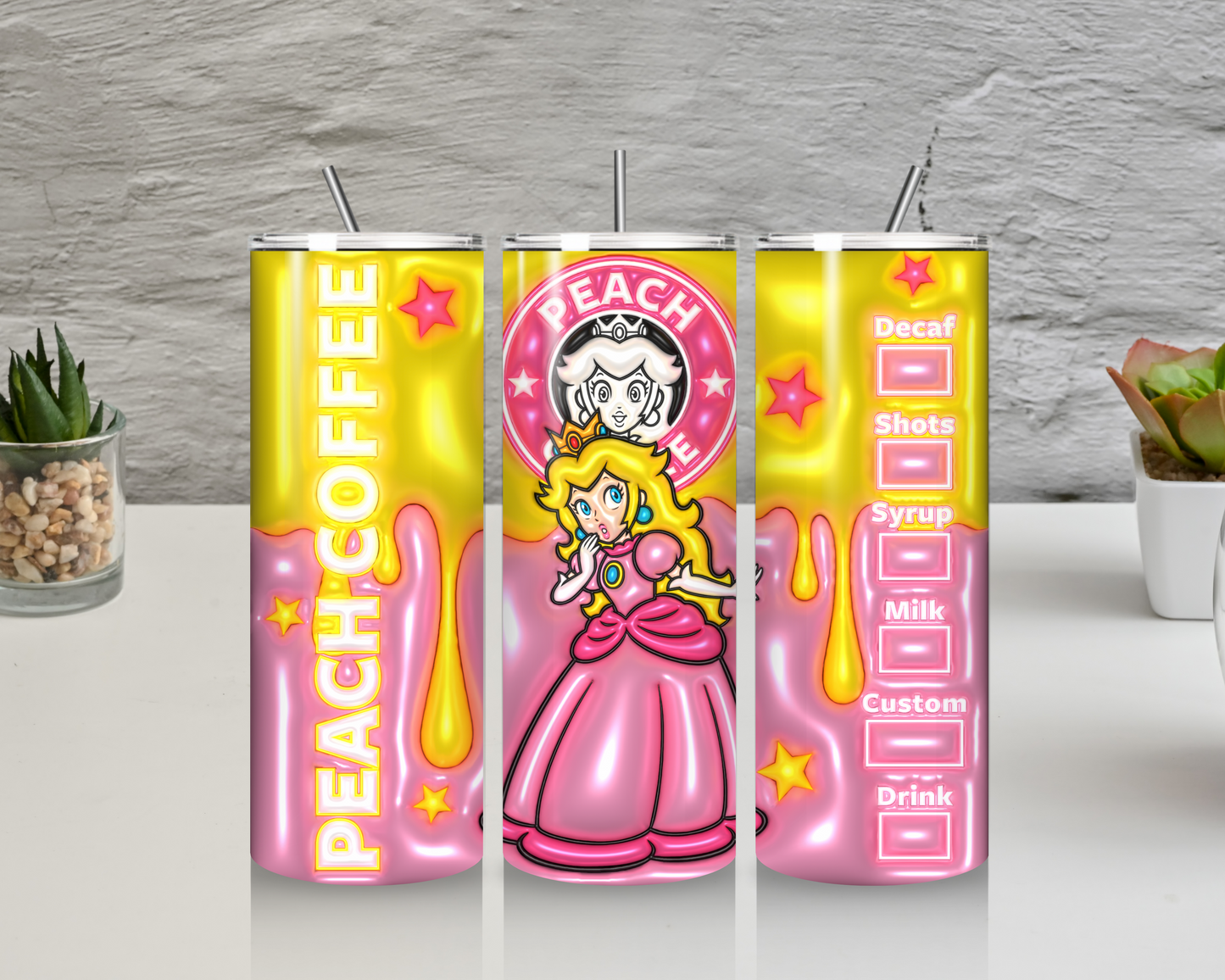 Peach Coffee Tumbler