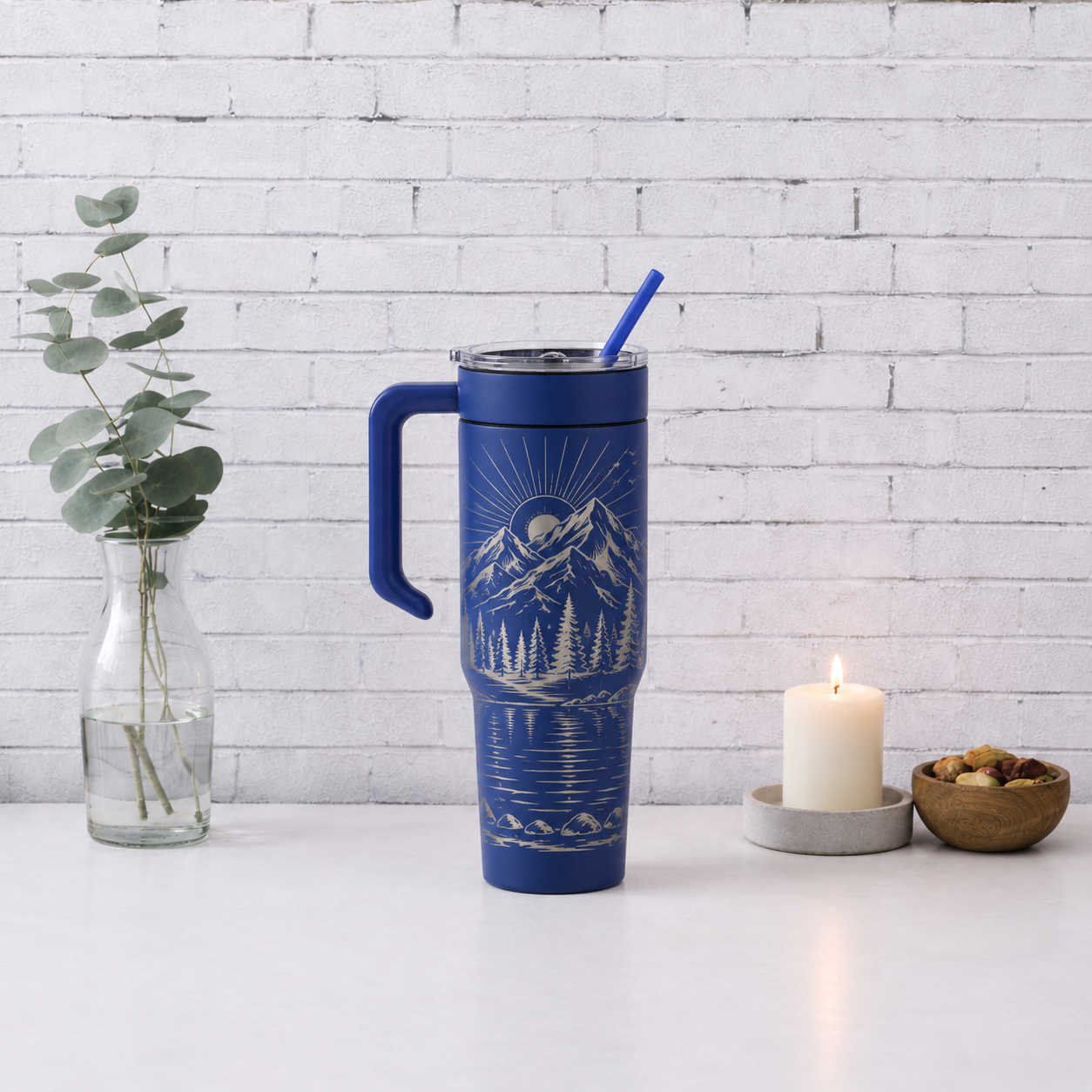 Custom 30oz Laser Engraved Tumbler| Personalized Stainless Steel Tumbler