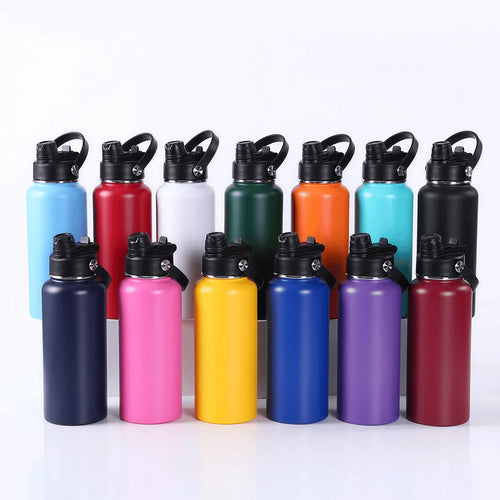 Custom 32oz Laser Engraved Water Bottle| Personalized Stainless Steel Water Bottle