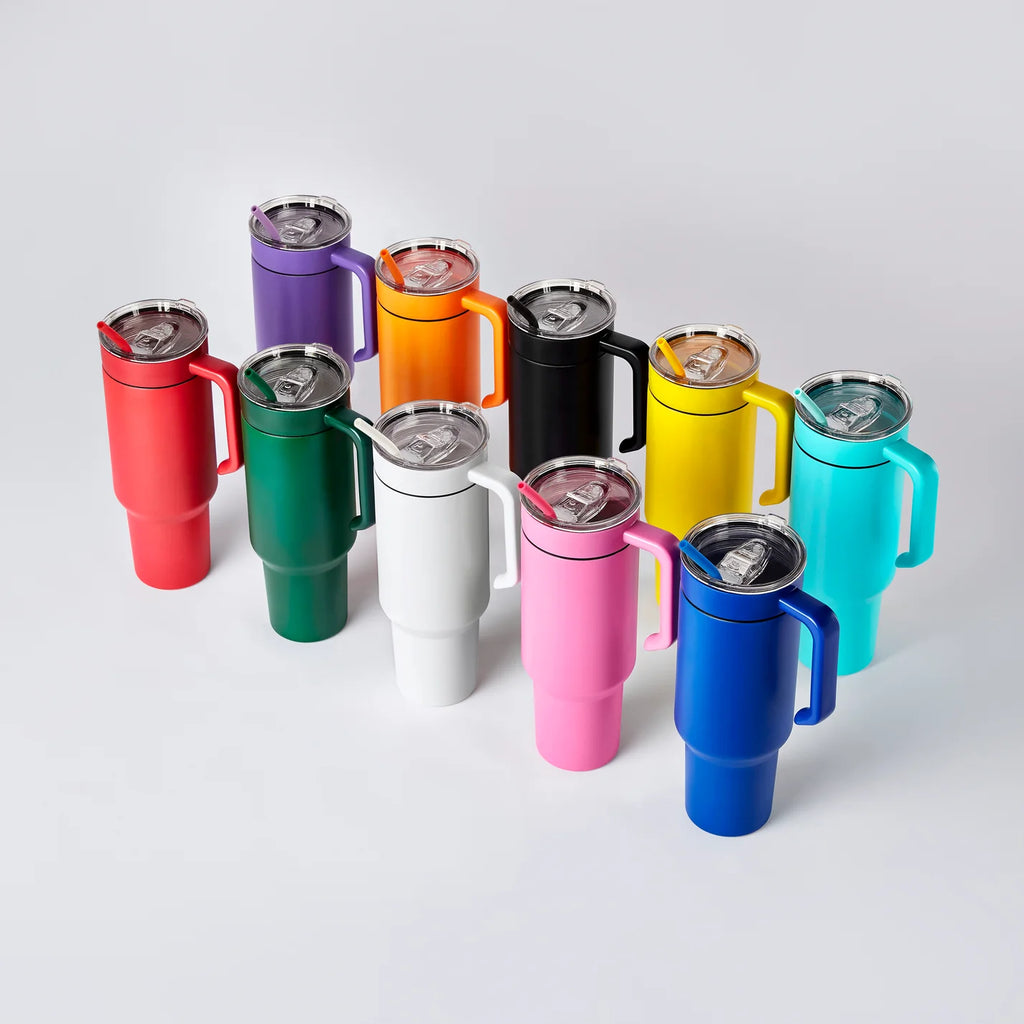 Custom 40oz Laser Engraved Tumbler | Personalized Stainless Steel Tumbler
