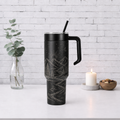 Custom 40oz Laser Engraved Tumbler | Personalized Stainless Steel Tumbler