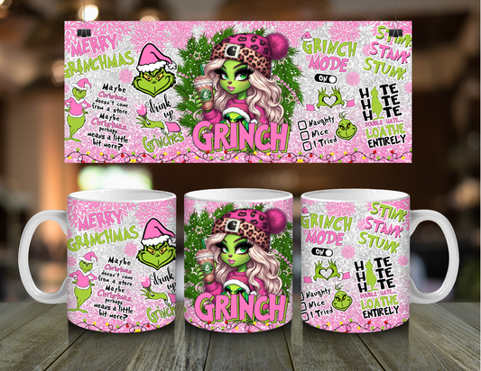 Grinch Girl Mug