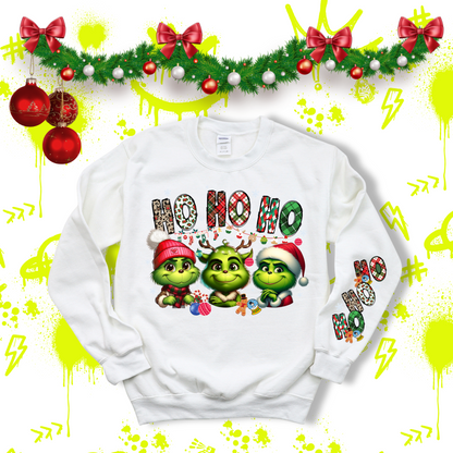 Ho Ho Ho Grinch Crewneck