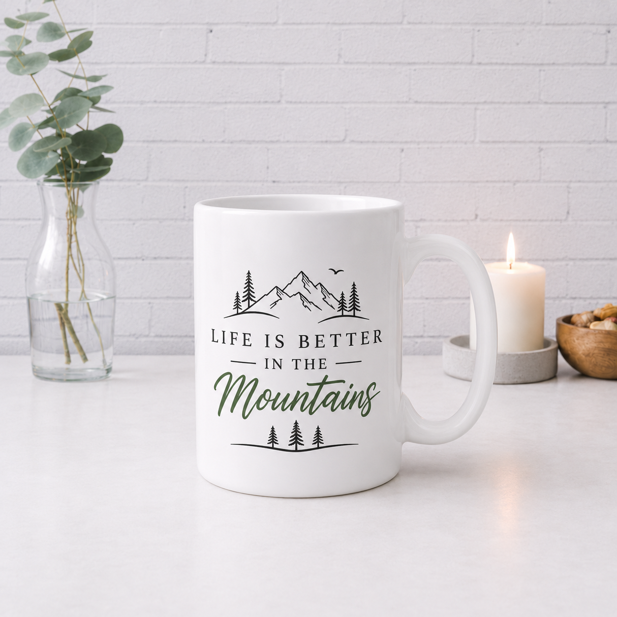 Custom 12oz Sublimation Coffee Mug | Personalized Ceramic Mug with Photo or Logo