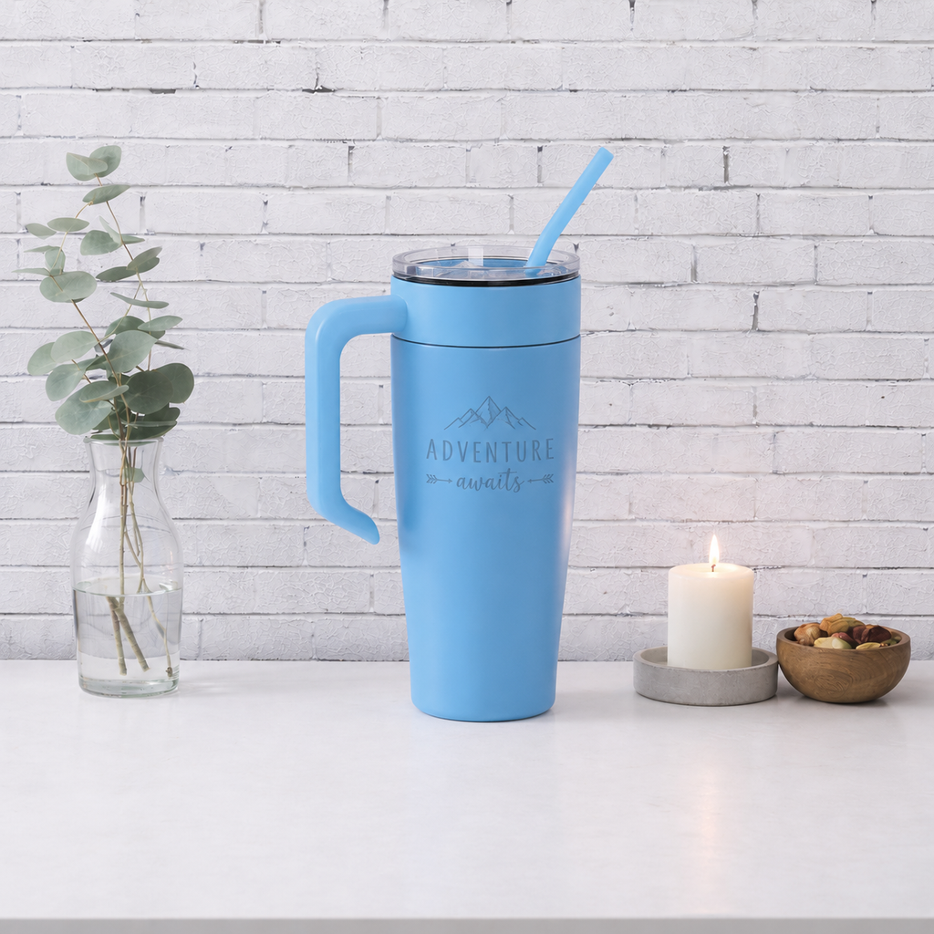Custom 20oz Laser Engraved Tumbler| Personalized Stainless Steel Tumbler