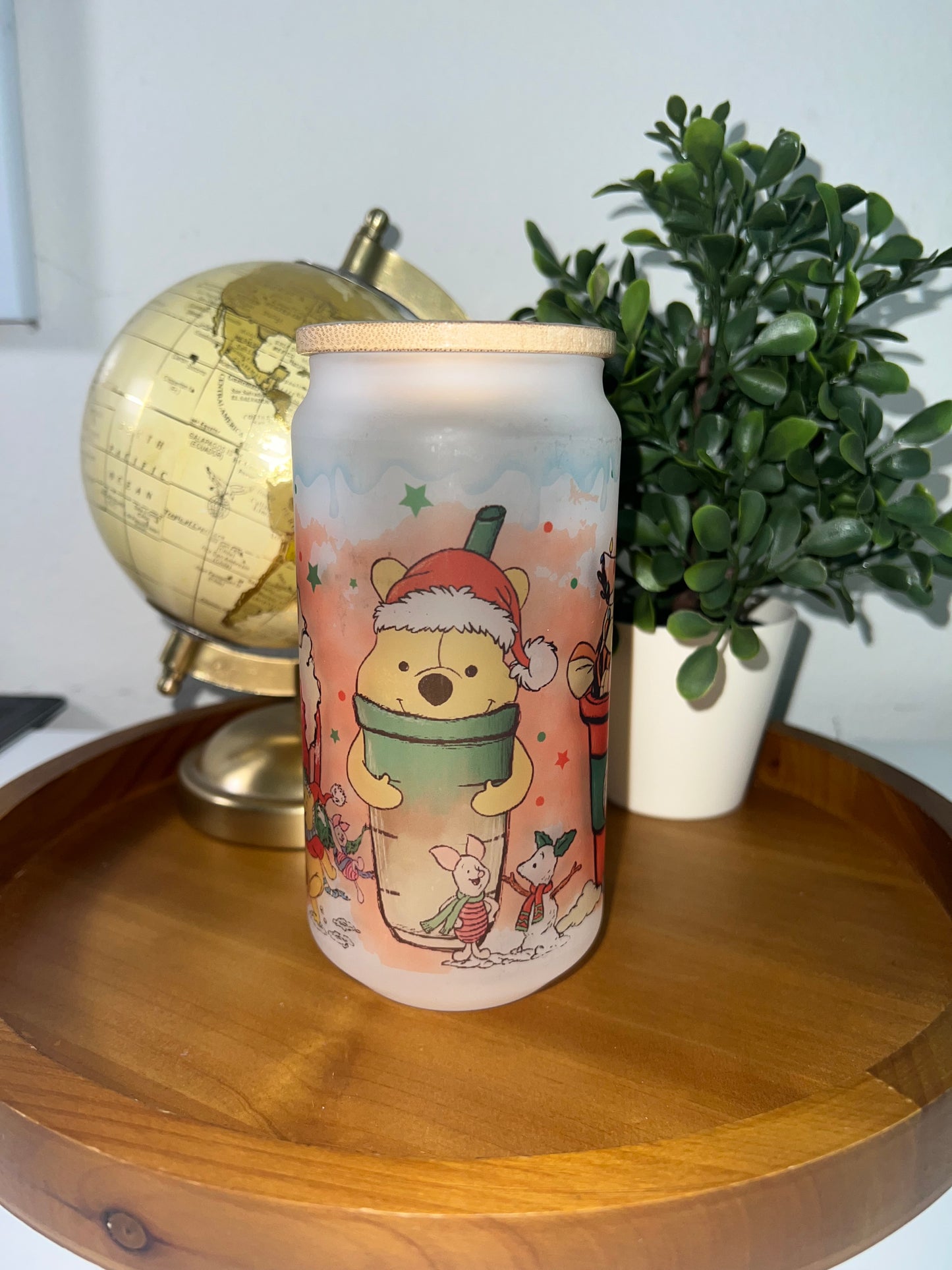 Pooh Glass Can