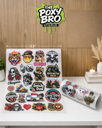 DTF Gang Sheets – 12.5″ Wide | Heat Press Transfers (by the Yard)