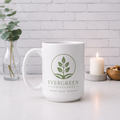 Custom 15oz Sublimation Coffee Mug | Personalized Ceramic Mug with Photo or Logo