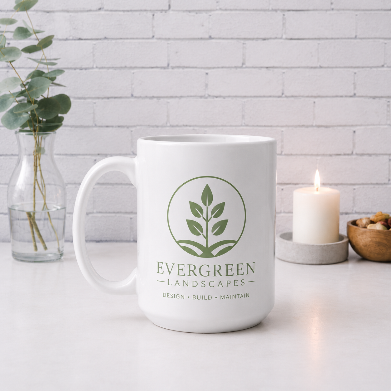 Custom 15oz Sublimation Coffee Mug | Personalized Ceramic Mug with Photo or Logo