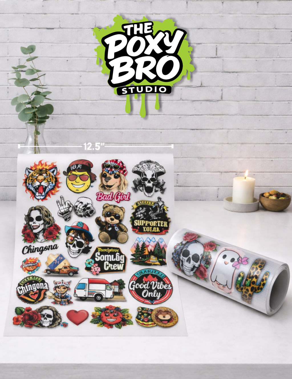 DTF Gang Sheets – 12.5″ Wide | Heat Press Transfers (by the Yard)