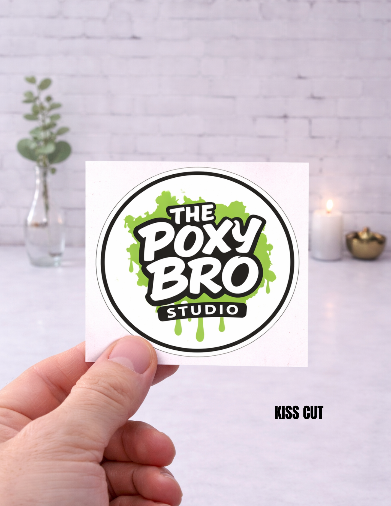 Custom Round Waterproof Stickers – High-Quality | Kiss Cut | Die Cut