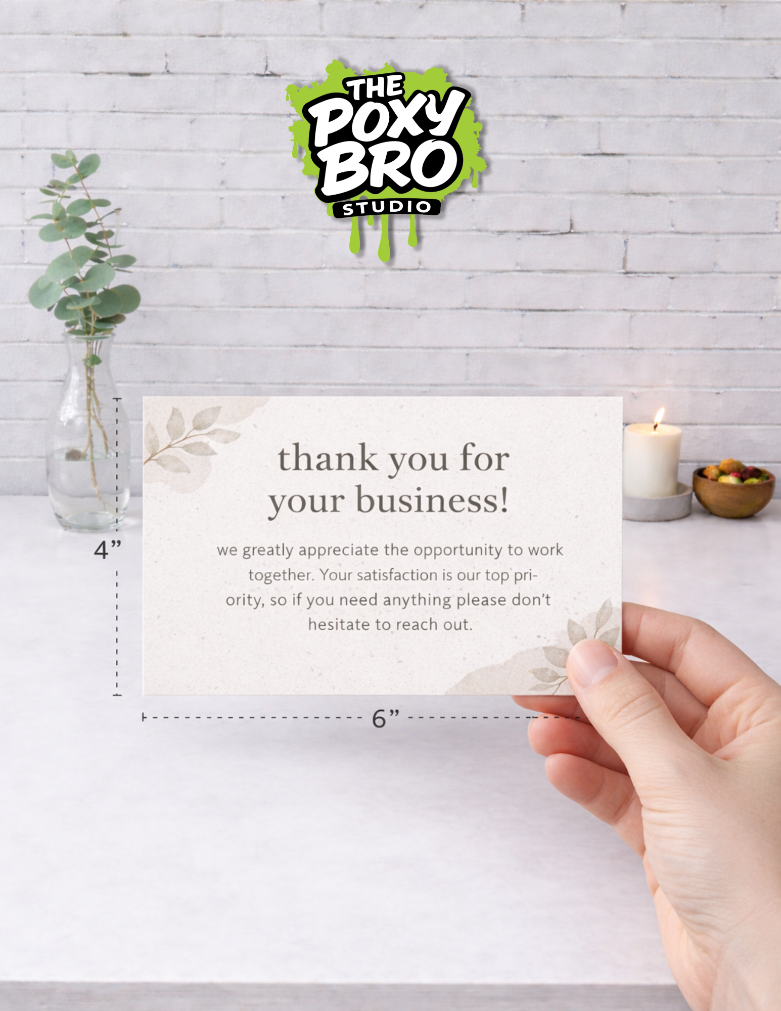 Professional Business Thank You Cards | Premium Custom Card Sets